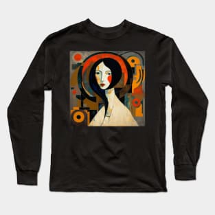 Asian Abstract #11 Long Sleeve T-Shirt